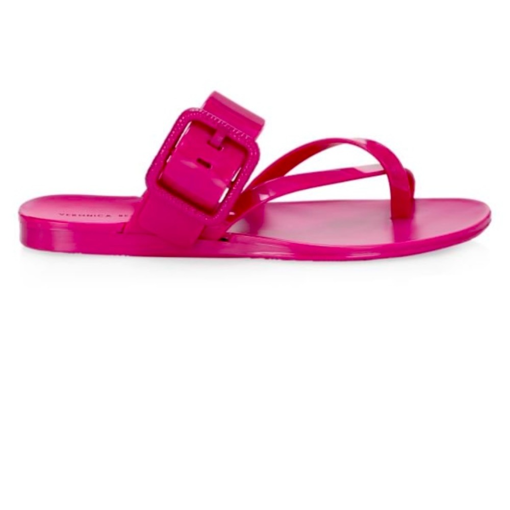 VERONICA BEARD Pink jelly sandals